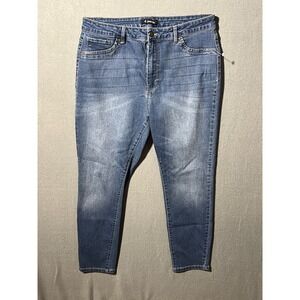 d.jeans Women's Size 16 Blue Stretch Skinny Jeans Medium Wash Denim